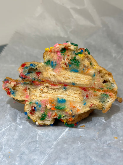 Birthday cake cookie