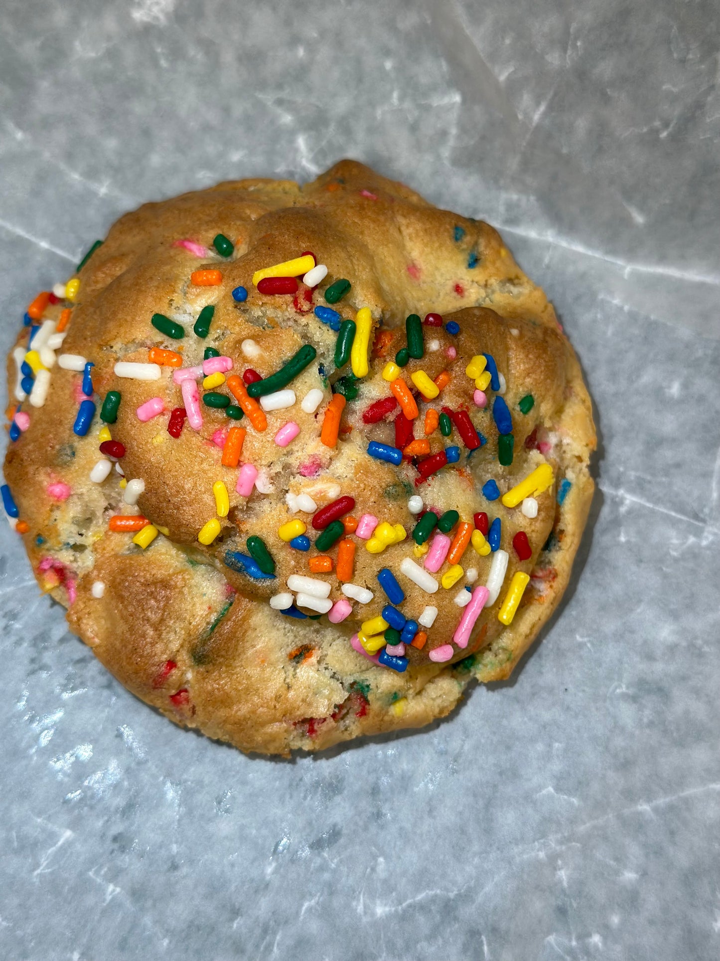 Birthday cake cookie